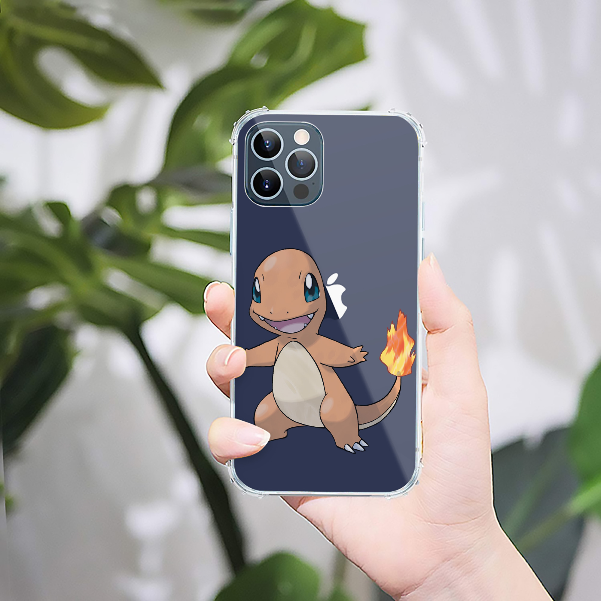 （画像用） ポケットモンスター Pokémon 【iPhone 12シリーズ対応】透明スマホケース（クリアソフトケース）